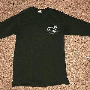 Marine Green Vineyard Vines Longsleeve Tee